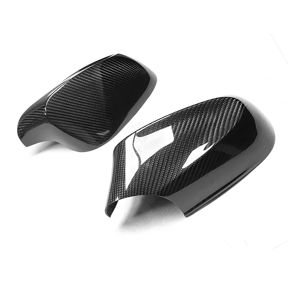 Replacement Rearview Side Mirror Covers Cap For BMW 1 Series E81 E82 E87 E88 LCI OEM Style Real Carbon Fiber Casing Shell