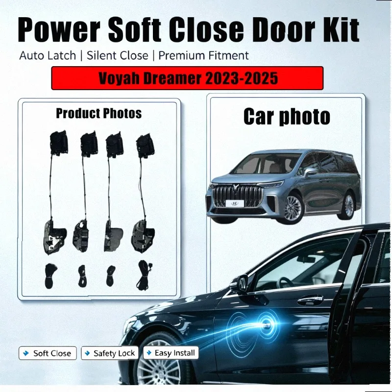 Xcar for  Voyah Dreamer 2023-2025 Car OEM Automatic Soft Close Door Electric Suction Kit Auto Power Closing