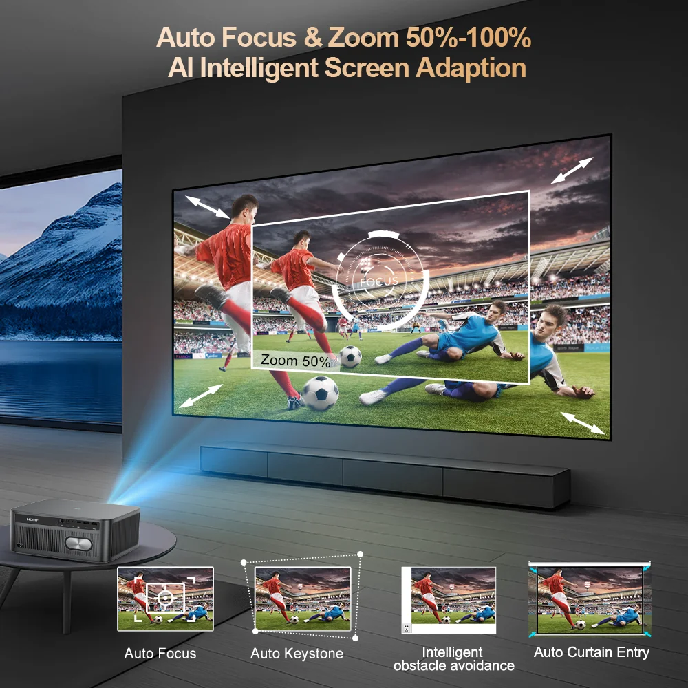 ThundeaL 3000Ansi 4K Full HD Projektor TD98Pro 2G 32G Heimkino WiFi Android Tragbarer Smart TV Cinema TD98 Pro Beam Projektor beamer 4k projector 4k projekctor проектор 4k beamer проектор домашний mini beamer