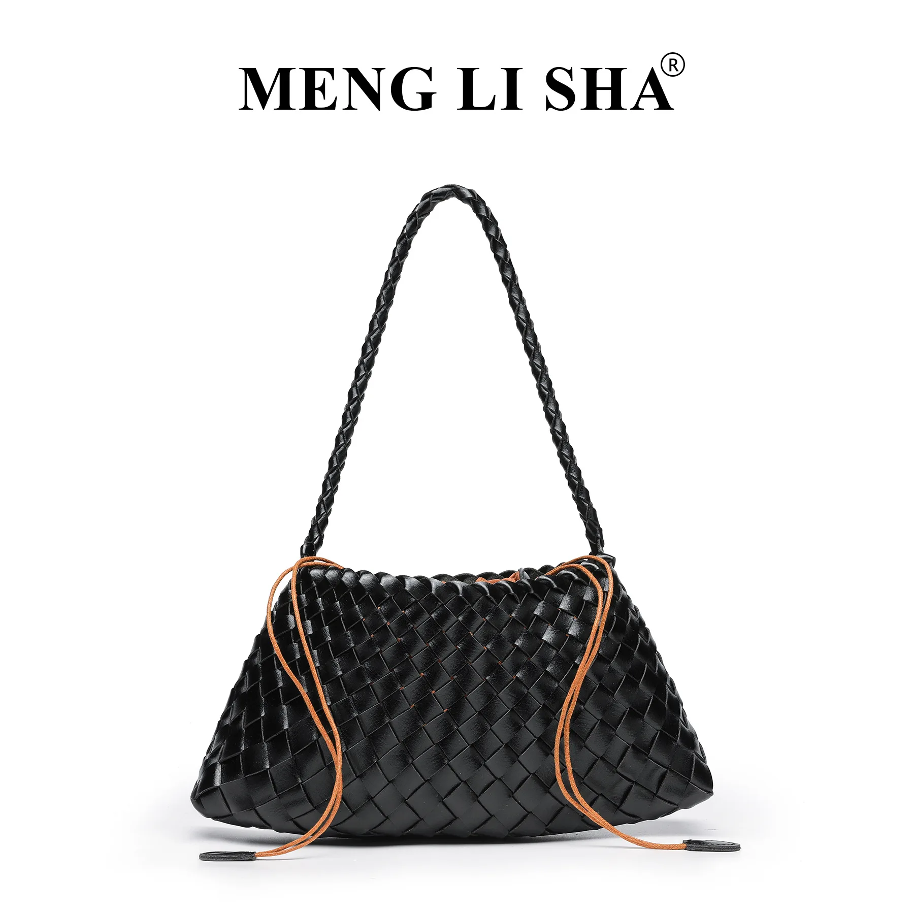 

Niche Retro High-End Handmade Woven Women's Bag, Commuter Underarm Shoulder Bag, Fashionable Versatile Tote Basket Bag