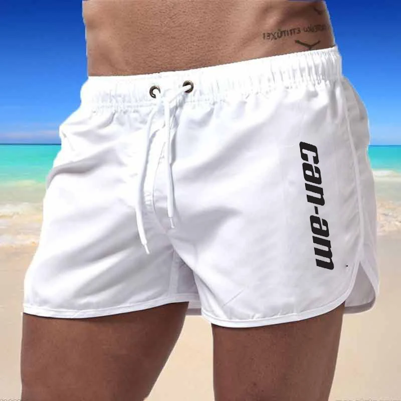 2024 New Trendy Business Mens Summer Short Pants Swim Shorts Casual Quick Dry Beach Men Swimwear Surf