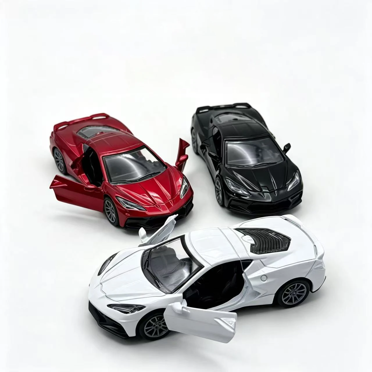 Scale Cast Simulation Alloy Toy Car Door Can Be Opened Pullback Drive Collectible Model Vehicle Toy for Kids - view 4