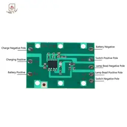 Universal Headlamp Circuit Board 3.7V Zoom Fixed-focus Headlamp Circuit Board Strong and Weak Flash Three Gears