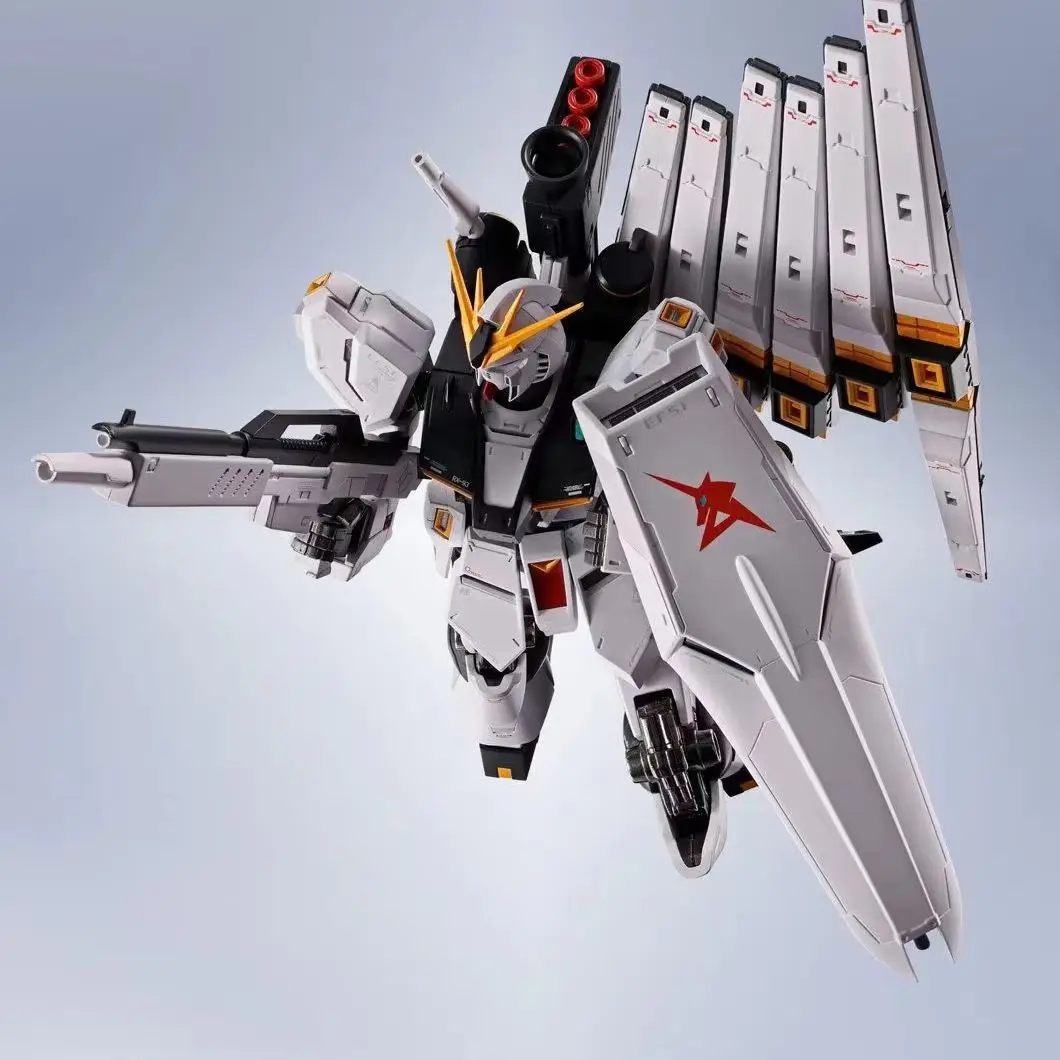 Mobile Suit Gundam Char's Counterattack RX-93 Nu Gundam METAL ROBOT SPIRITS Amuro Ray Alloy Mecha Collectible Model Toy Gift
