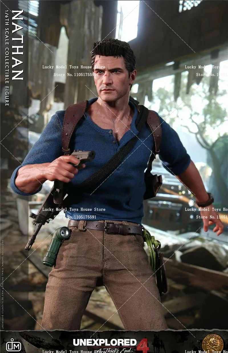 Quick Shipment 1/6th Scale Collectible Nathan Action Figure Unexplored Movie Role Simulation 12inch Full Set Soldier Model Gift