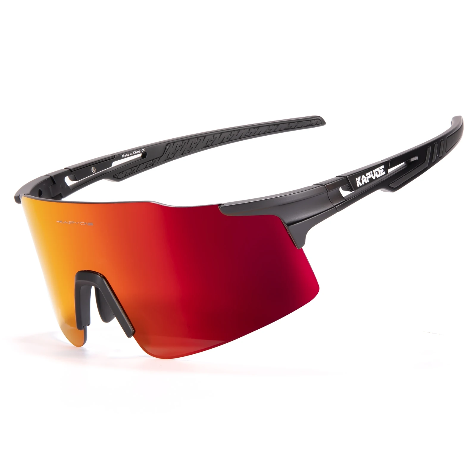 Kapvoe Sunglasses Cycling Glasses Road Cycling Goggles Outdoor UV400 Sports Protection MTB Road Mountain Bicycle Drive 4lens