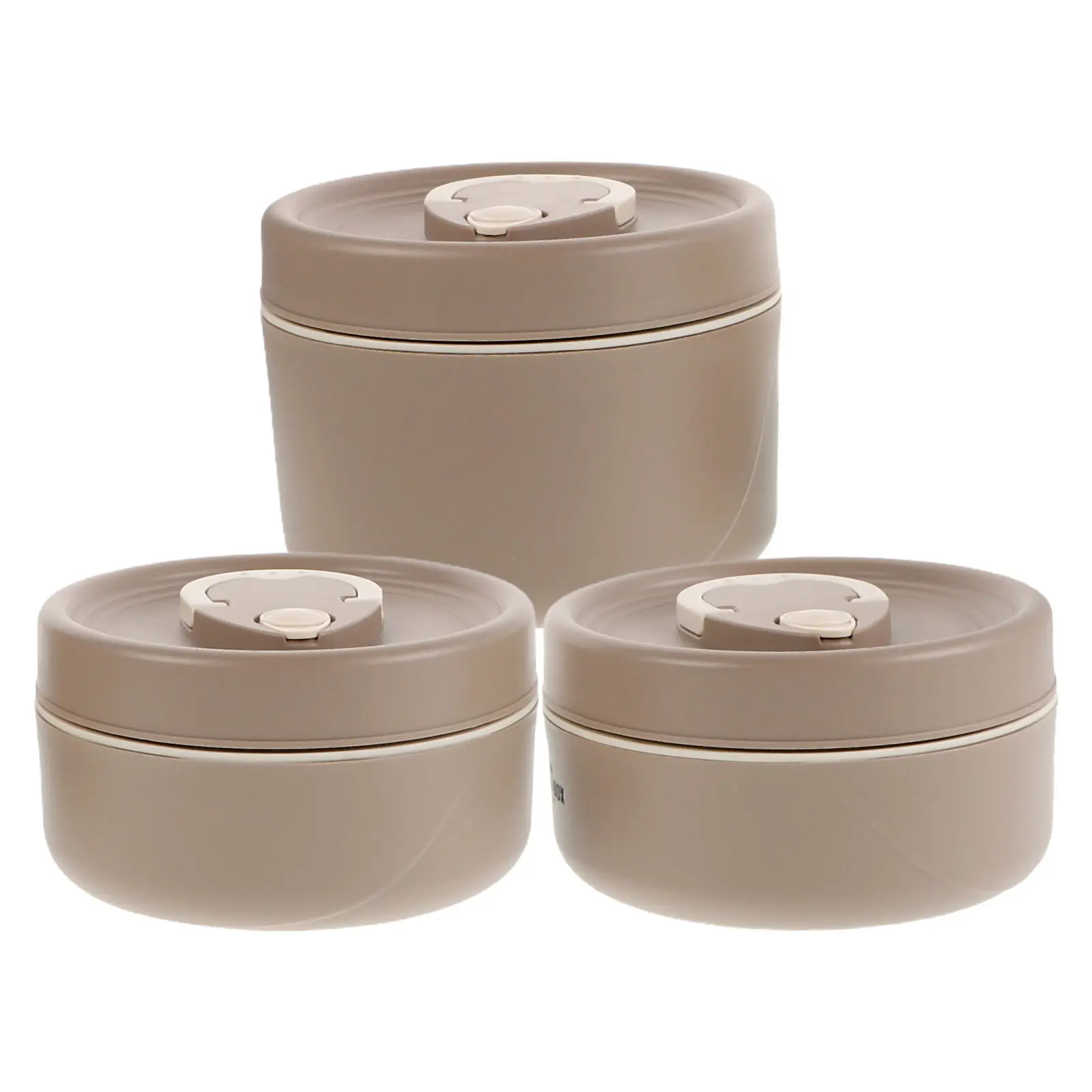 3Pcs Japanese Inspired Insulated Lunch Box Set Stainless Steel Stackable Bento Containers Hot Cold Retention for Work School