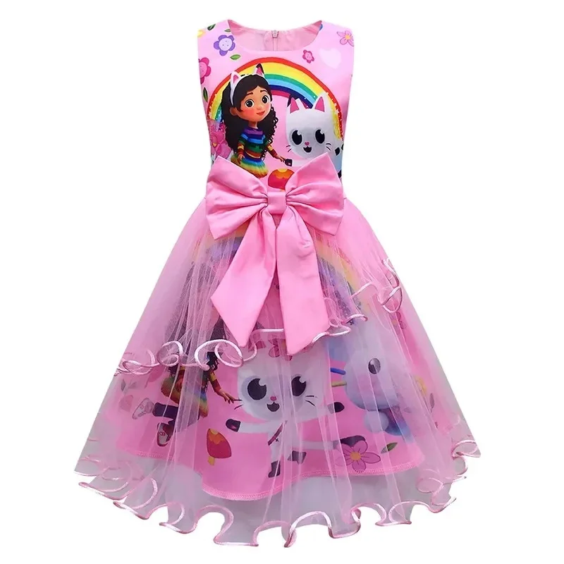 Anime Gabi Cat Cosplay Costume gril Gabi Juguetería Bow Lace Dress Headwear Bag  Halloween School Party Gabi Cosplay Costume view 4