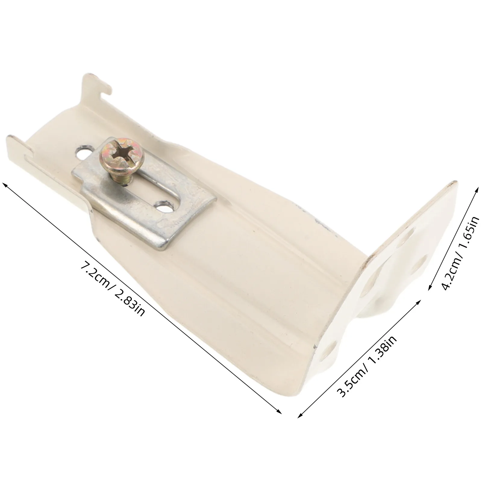 10Pcs Curtain Track Wall Mount Brackets Adjustable Metal Drapery Track Holder Easy Install Silent Glide Heavy Duty Curtain Rail