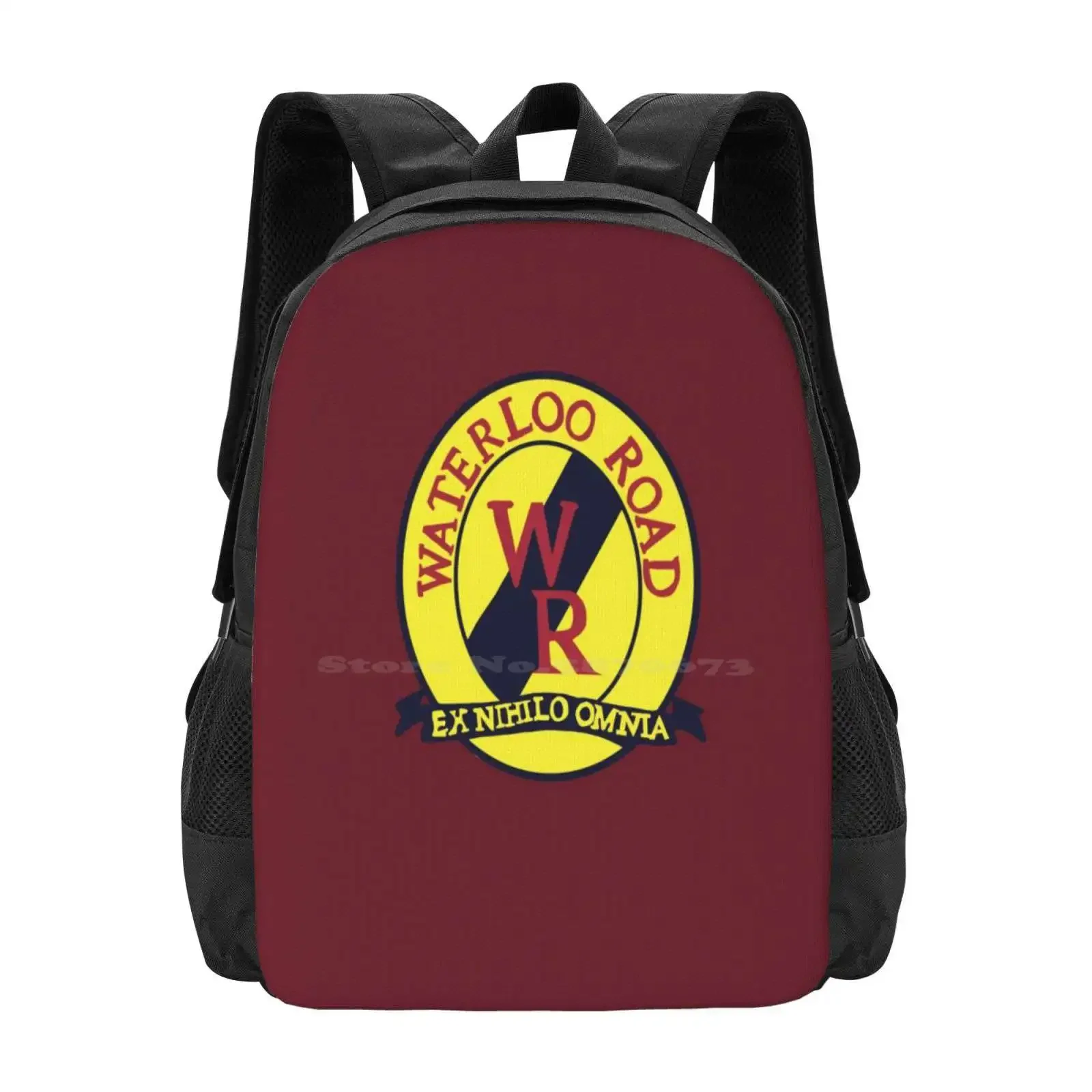 

Waterloo Road Emblem Art Fashion Pattern Design Travel Laptop School Backpack Bag Waterloo Road Cbbc Ex Nihilo Drama Uk