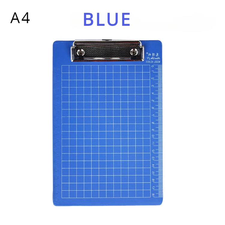 Tablero de plástico A4 Dark Blue, carpeta de oficina A5, tablero de escritura de notas para estudiantes, tablero de firma, portapapeles, organizador de mesa, carpeta de documentos