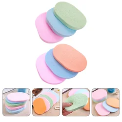 6 Pcs Cleansing Powder Puff Makeup Remover Pads Portable Facial Sponge Face Cleaner Pva Compact Travel Exfoliating