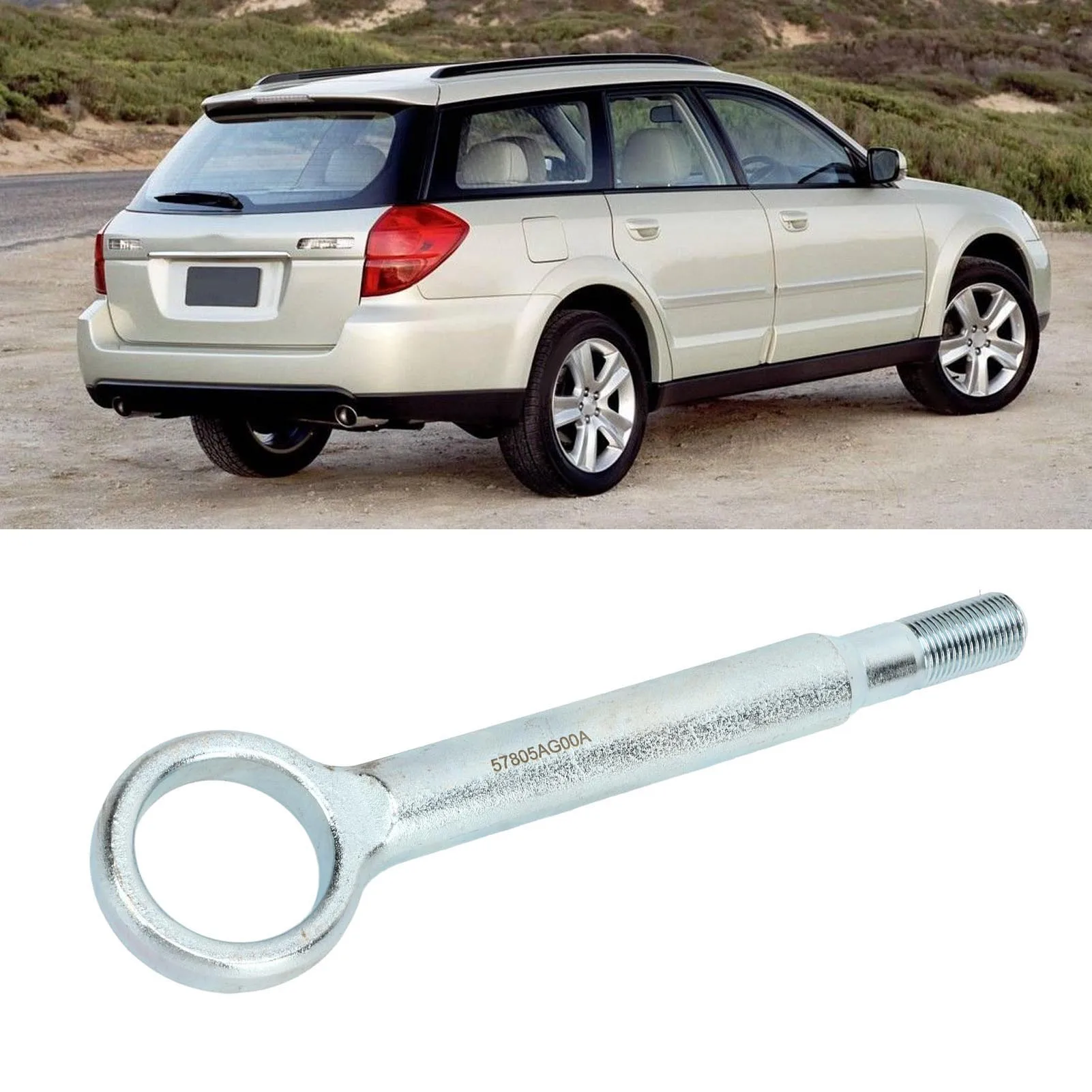 خطاف السحب الأمامي خطاف السحب 57805AG00A بديل لخطاف السحب الخارجي فورستر امبريزا Sti #4