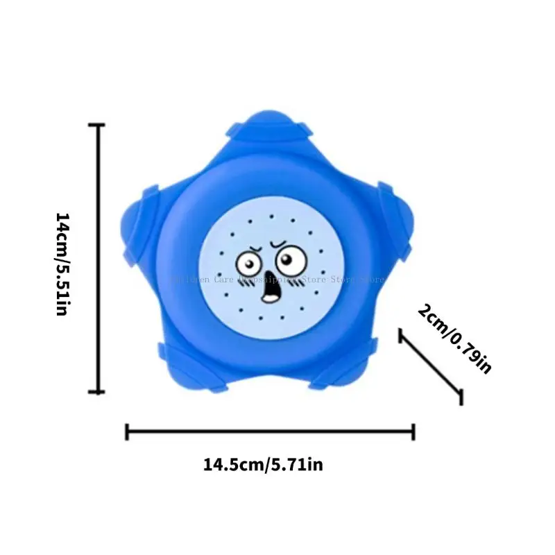 Tragbares Silikonwasser werfen fliegende Scheibe Leichtes Design für Pool Beach spielen lebendige Farben