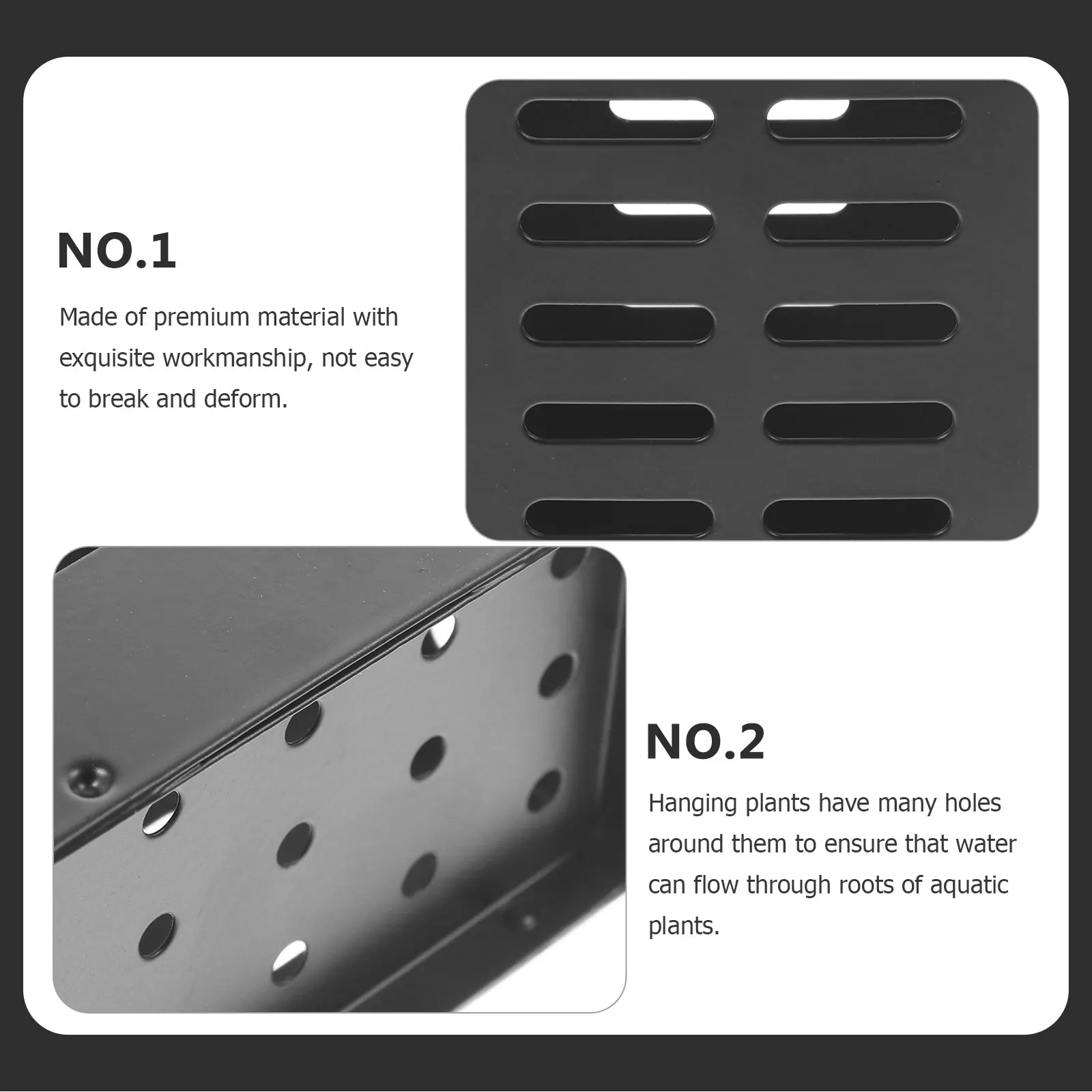 

Aquatic Plant Pot Stainless Steel Aquarium Supplies Large Decorations Hydroponic Cultivation Pots Fish Tank Plant Basket Root