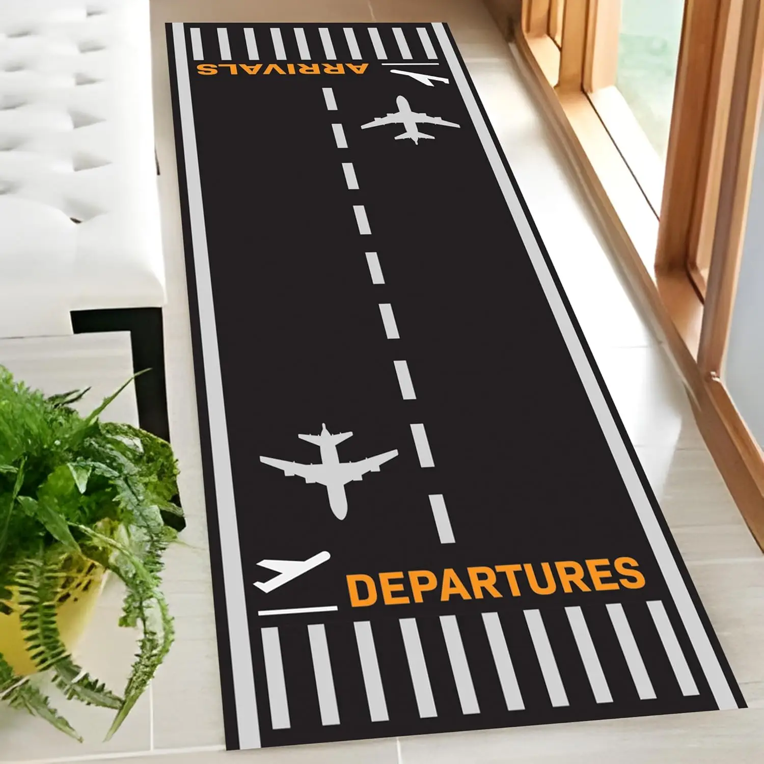 VIKAMA – tapis de couloir d'aéroport, tapis de zone intérieure, décoration de la maison, Long tapis de chevet pour enfants, paillasson d'entrée de salon