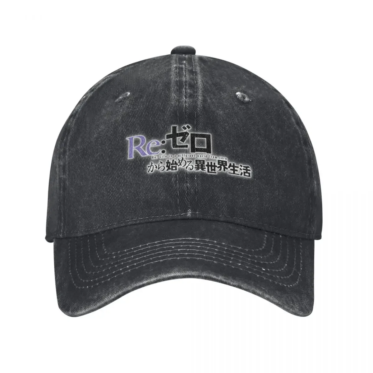 Re Zero Starting Life in Another World Anime Baseball Cap Sun Hat For Children Hood Baseball For Men Women's