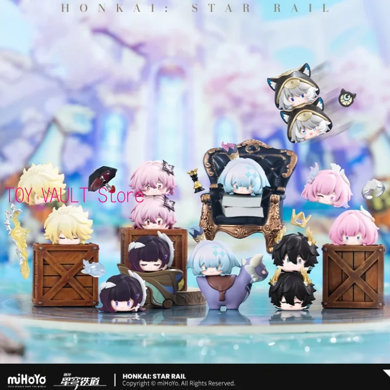 Genuine Honkai Star Rail Blind Box Heroes Of Ophoros Super Stacking Toy Series 2 Mystery Box Honkai Star Rail Anime Figures New