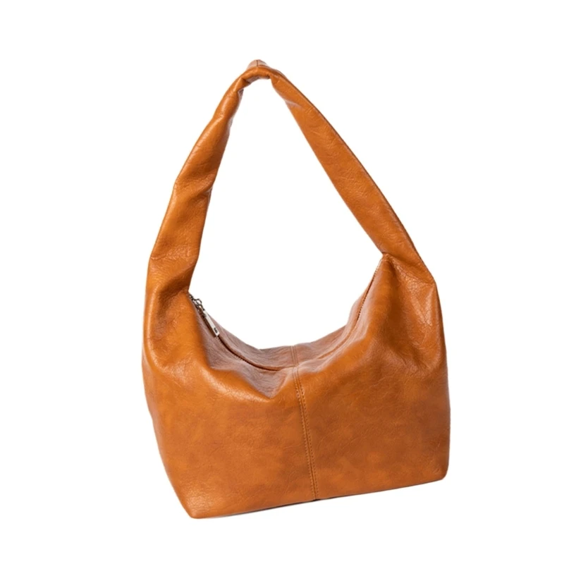 Outono inverno saco axila para mulheres menina bolsa ombro vintage saco bolinhos couro do plutônio retro saco