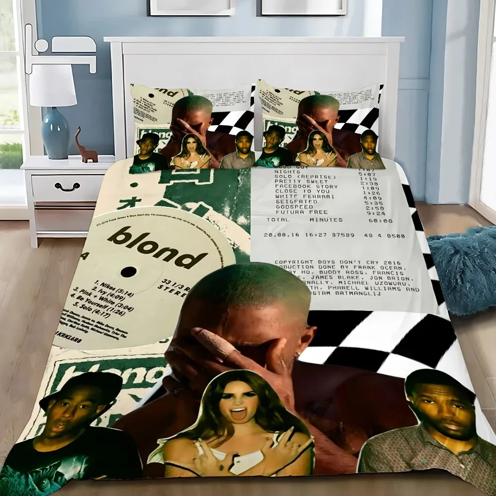 

Duvet Cover Pillowcase Bedding Set Franks Blonds Oceans Adult Boy Girl Bedroom Decoration Children Gift Single Double Large Size