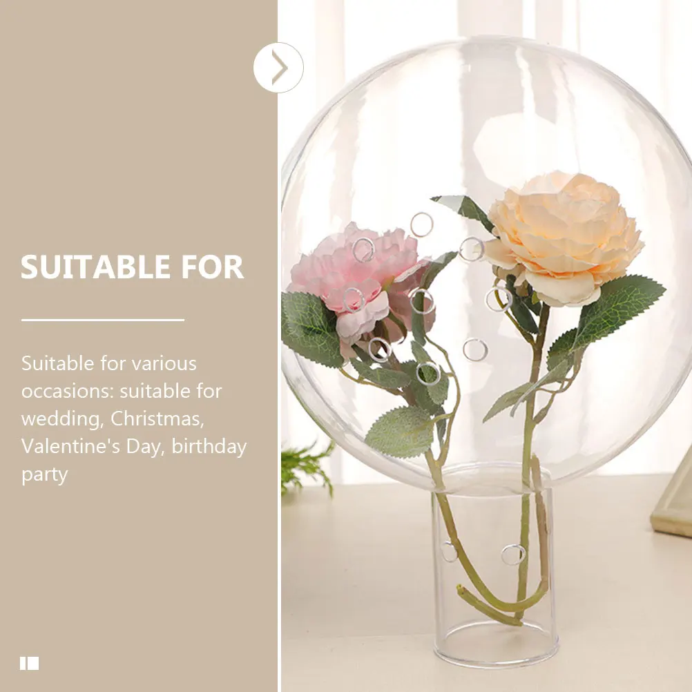 

Refillable Floral Decoration Sphere Rose Holder DIY Bouquet Wrapping Tool Wedding Christmas Party Gift Box Decor Supplies Coffee