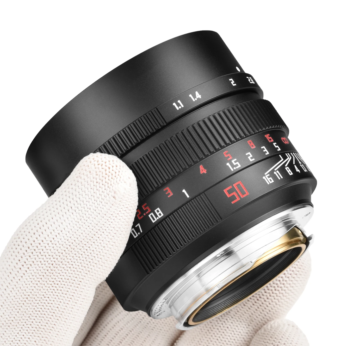 VLOGMAGIC 50mm F/1.1 大口径マニュアルフォーカス固定レンズ ライカM