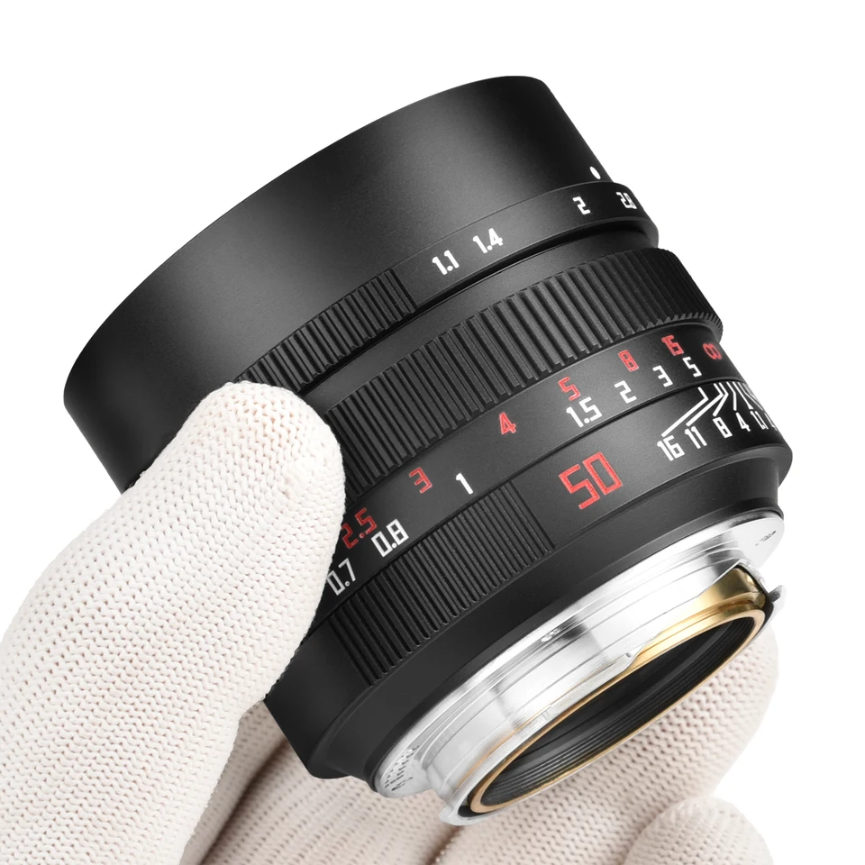 VLOGMAGIC 50mm F/1.1 大口径マニュアルフォーカス固定レンズ ライカM