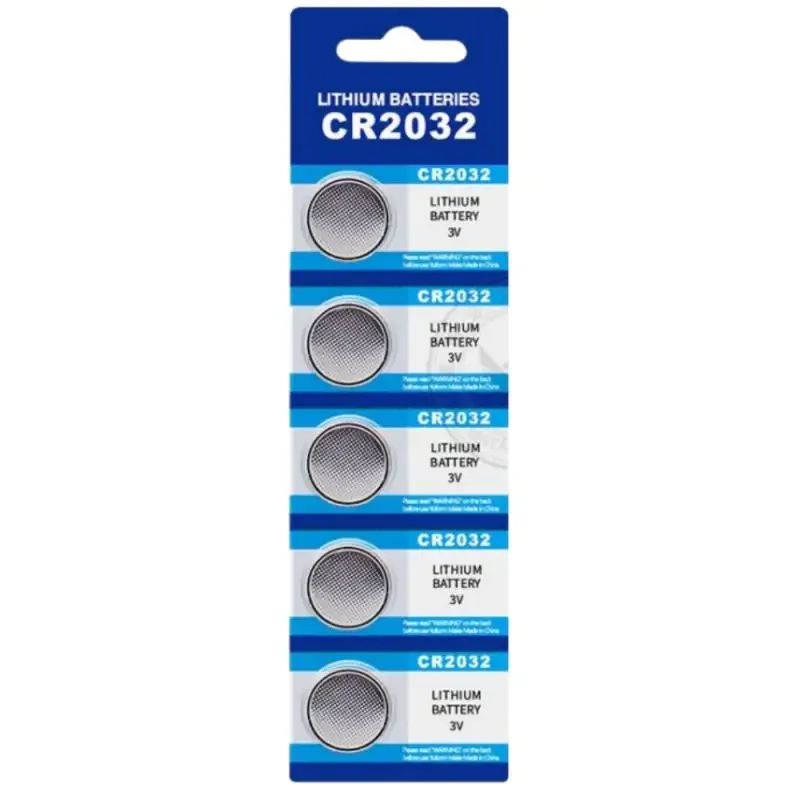 5PCS CR2032 CR 2032 Button Battery 3V Lithium Battery For Watch Toy Calculator Car Remote Control Button Coin Cell