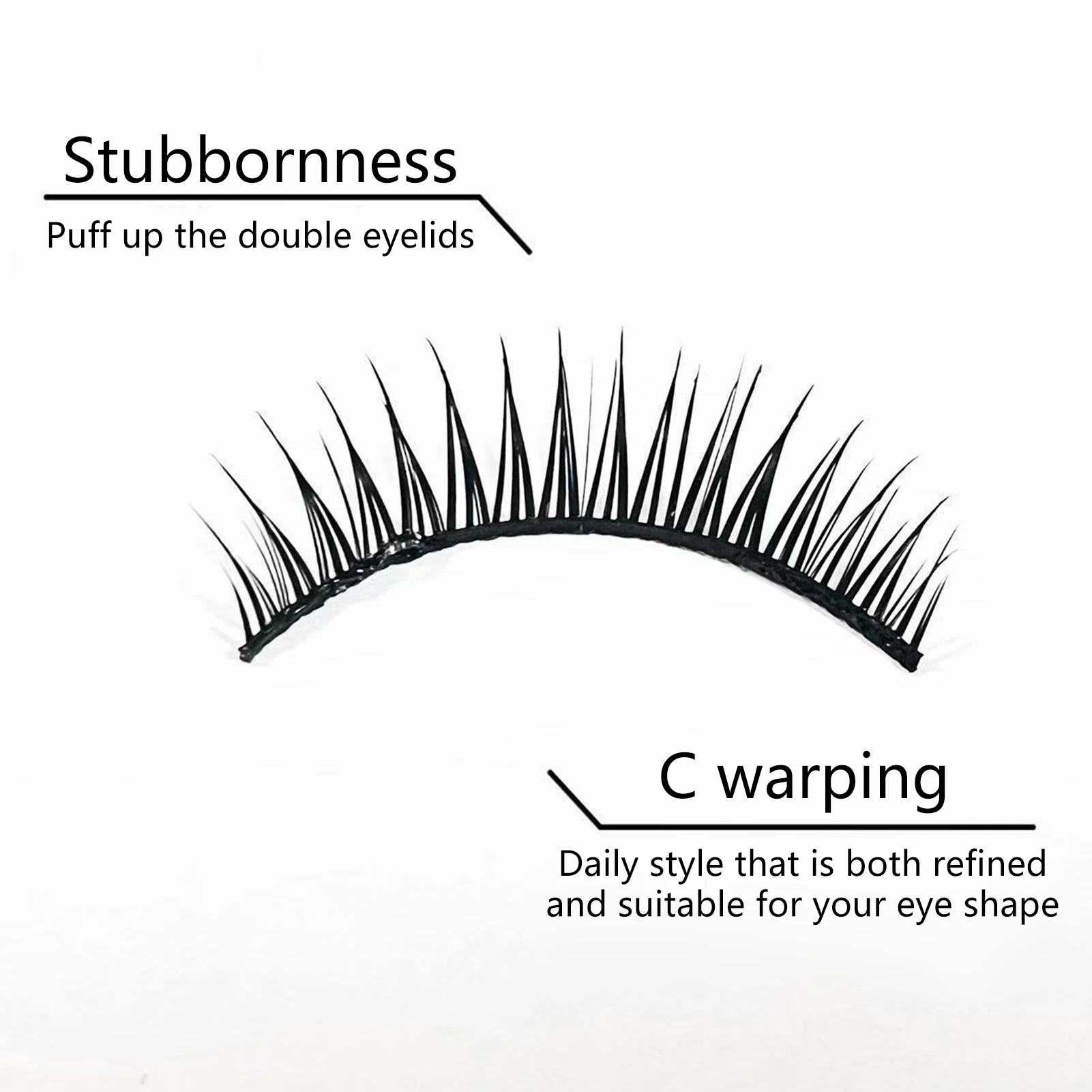 Eyelash Extension Korean Style - Faux cils coréens complets, effet naturel