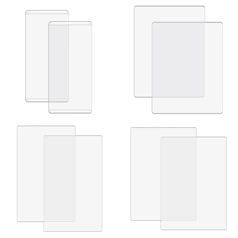 2 teile/satz Schneiden Pads Mini/Standard Klar Polycarbonat Kunststoff Schneiden Platten für Stanzen Maschine DIY Scrapbooking Werkzeug