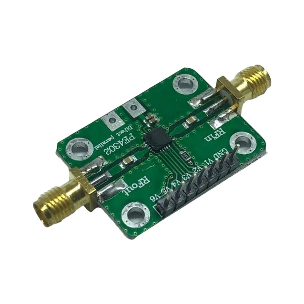 RF Digital Attenuator Module PE4302 6-Bit Control 0.5dB Step Size 0-31.5dB Range for Communication Testing and RF Design Work