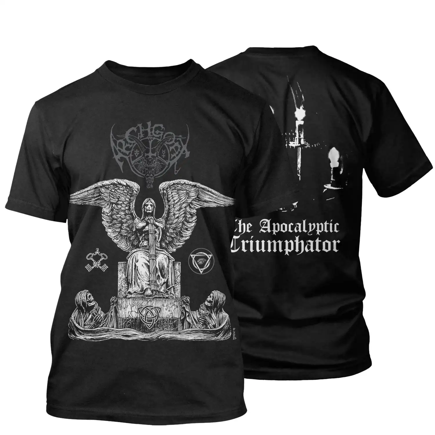 T-Shirt Archgoat Apocalyptic Trumphator Band, 100% coton, t-shirt graphique pour hommes et femmes, Streetwear d'été