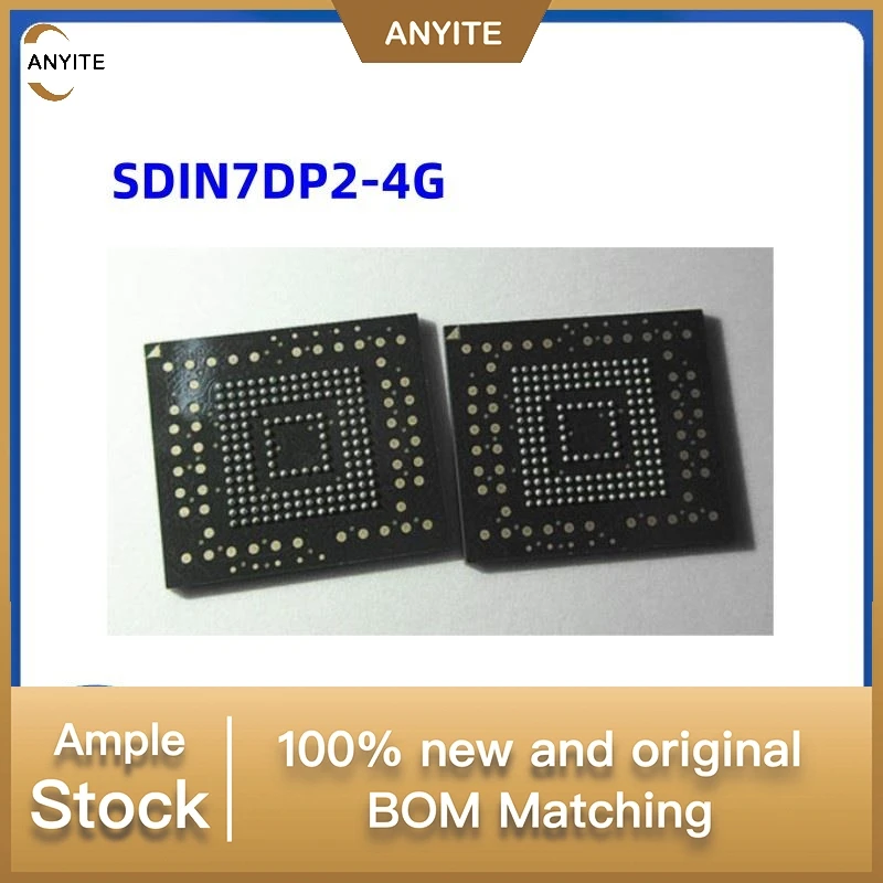NEW 5PCS/Lot     SDIN7DP2-4G SDIN7DP2 4GB  SDIN7DP2  7DP2   BGA-153