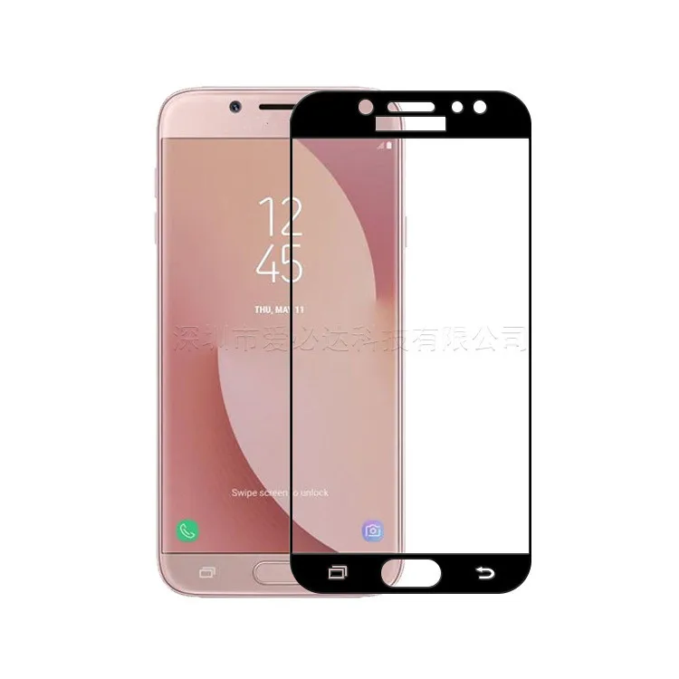2 Pcs Gehärtetem Glas Für Samsung Galaxy J7 Pro Screen Protector Schutz Film für Samsung galaxy j7 pro