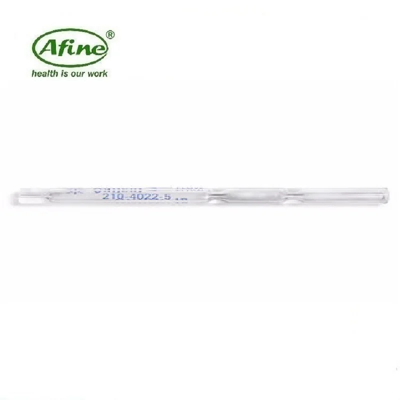 AFINE Agilent Split Focus Inlet Liners, jatuh tekanan rendah, diaktivasi kaca wol, 5/pk: 210-4022-5 (meruncing) dan 210-4004-5