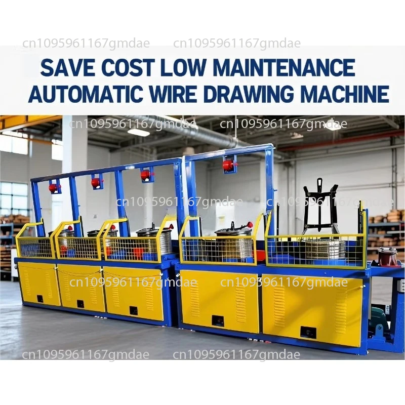 Frequency conversion power saving automatic low carbon steel wire drawing machine nail drawing machine
