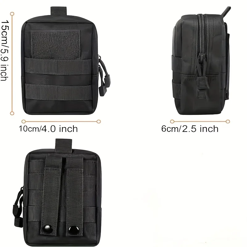 タクティカルアタッチメントパッケージ アウトドア EDC ポーチ ユーティリティ モール ウエストバッグ サバイバルツール 収納ポーチ 多機能ハンギングパック