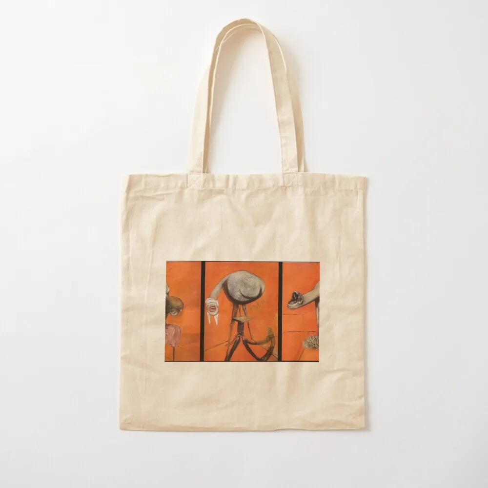 Bolso de mano de lona para mujer, bolsa de mano de lona, ilustraciones y regalo de Francis Bacon