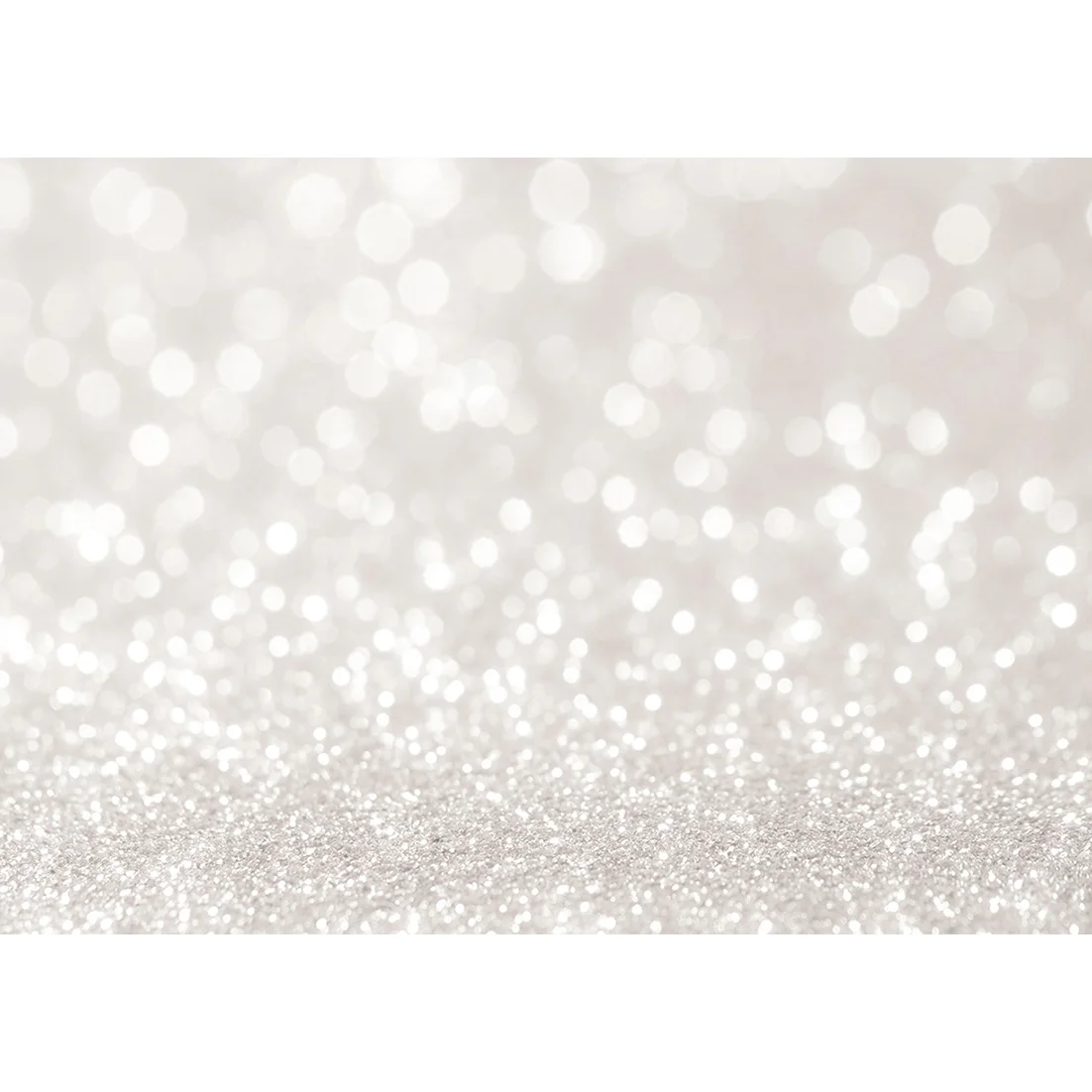 Silver Glitter Sparkle Bokeh Christmas Photo Background Vinyl Backdrop for Shimmer Shine Party Baby Photocall Photography Prop