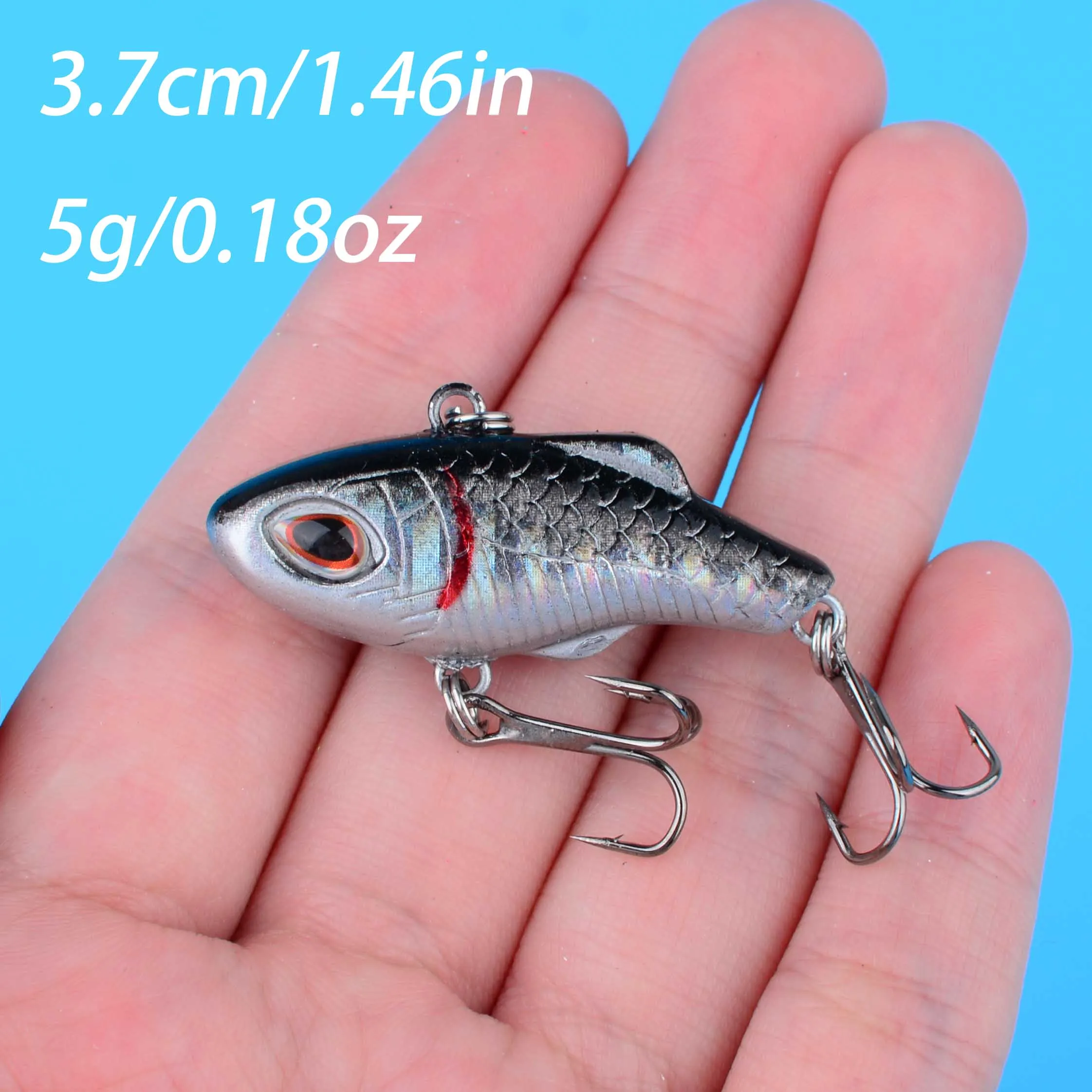 Mini Crankbait Wobbler – Señuelo duro para pesca en hielo - imagen 2
