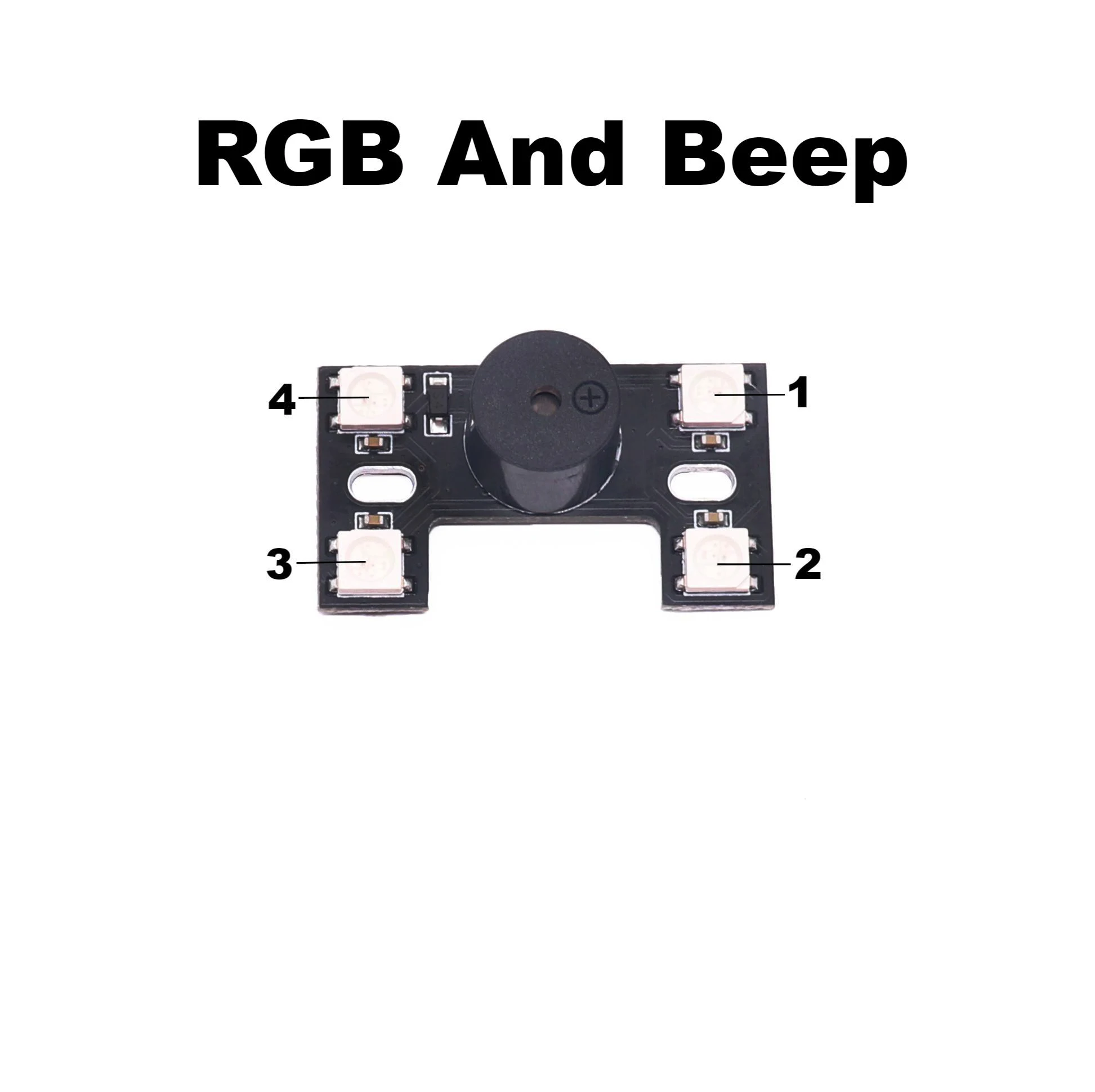 Happy WS2812B LED with Loud Buzzer4-axis Quadcopter FPV-Drones Tail Light 5V Double Modes Control for NAZE32 CC3D F3 F4 F7