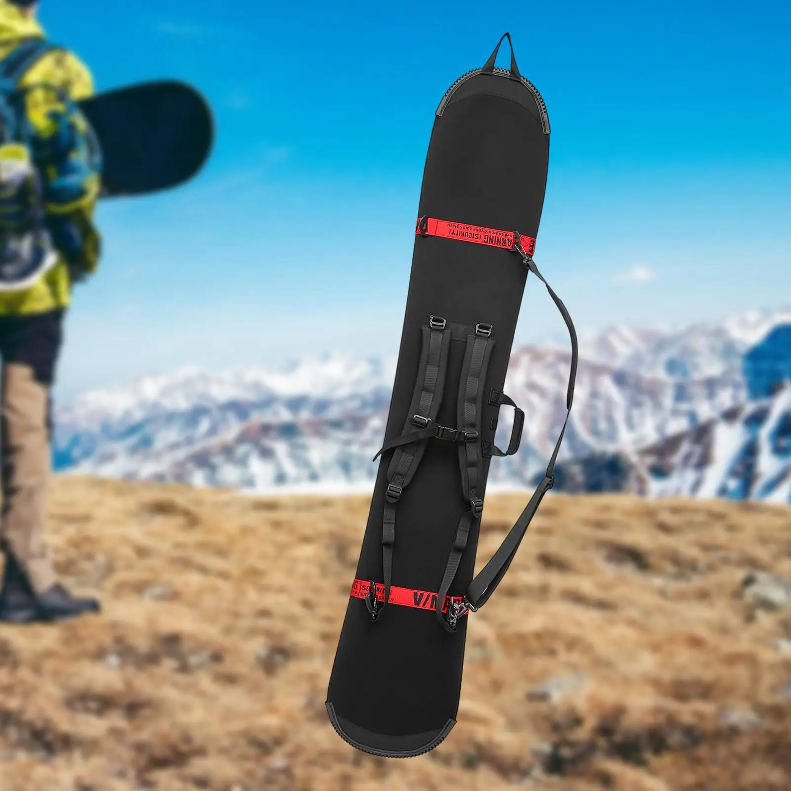 

SBR Diving Fabric Snowboard Pouch Detachable Shoulder Strap Ski Bag for Snowboard Boots and Gear