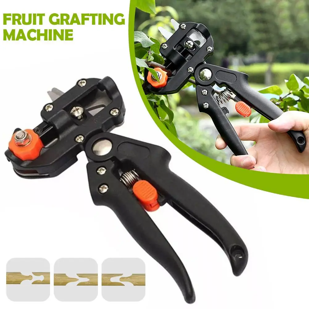 Multi-functional Garden Trimmer Pruning Seedlings Grafting Machine Scissors Fruit Tools Gardening Tree Grafting Portable L2T4