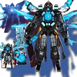 New Main Villain Skibidi Toileted Building Block Titan Light wing Expand VS Parasitic TV King 6.0 Bricks Model Toys for Kid Gift