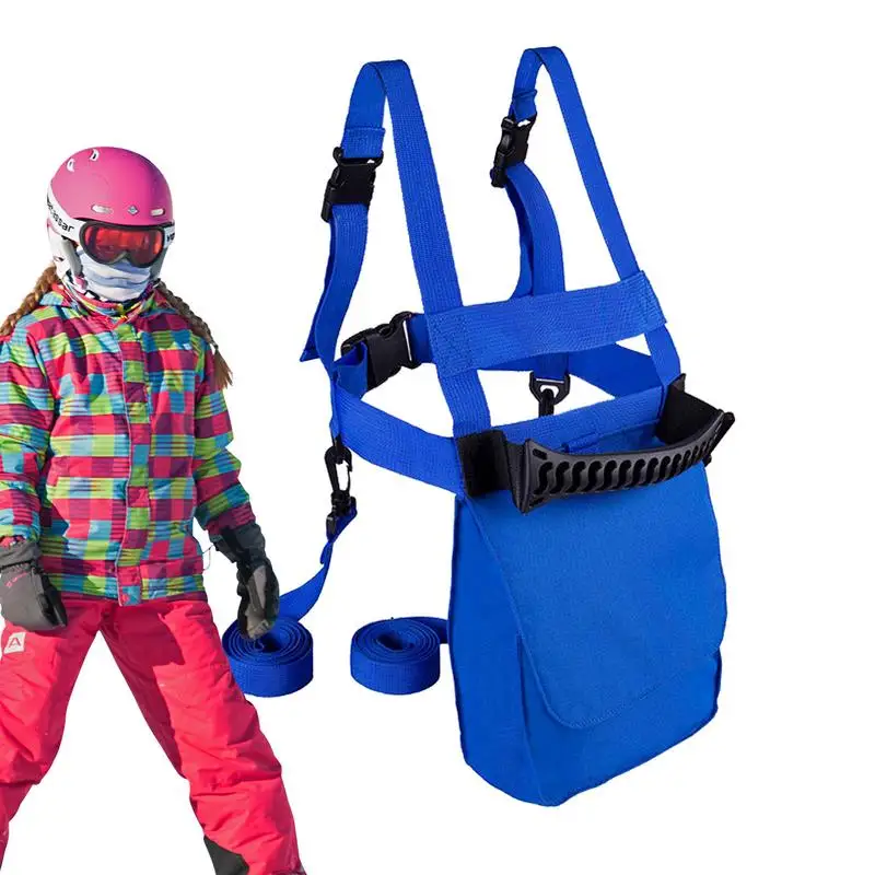 

Kids Ski Harness Snowboard Trainer For Kids Ski Training Wear-Resistant Child Ski Harness With Backpack Speed Control Teaching