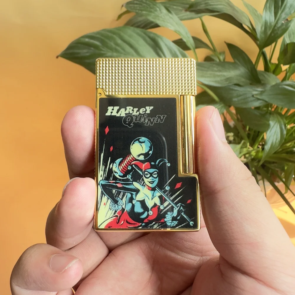 

Luxury pure copper lighter, new clown style, loud sound, men's gift, gas filling and a set of consumables