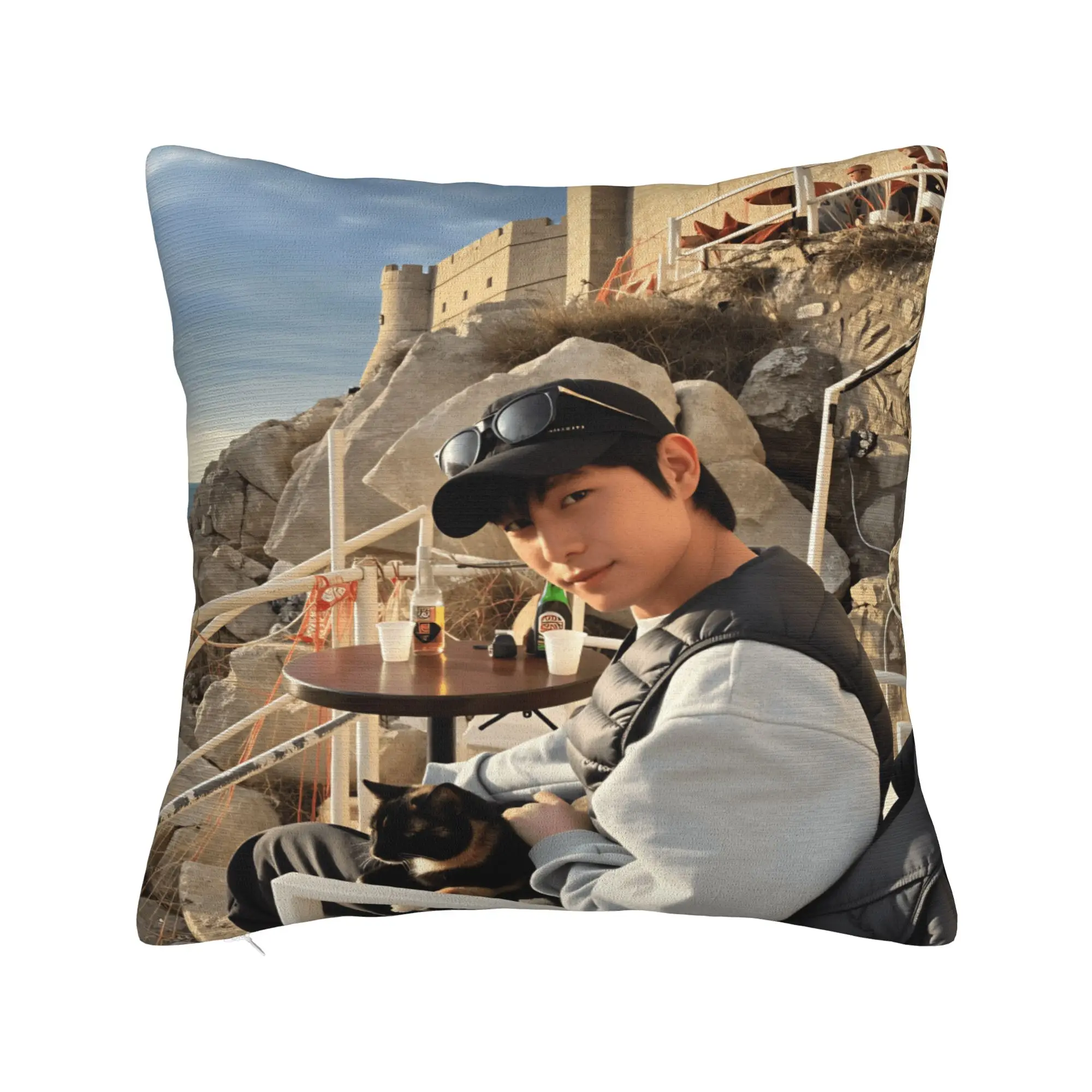 Y-Young-dae Kim Pillow Case  Comfy Pillow Cover Retro Trendy Pillowcases For Sofa Home Decoration