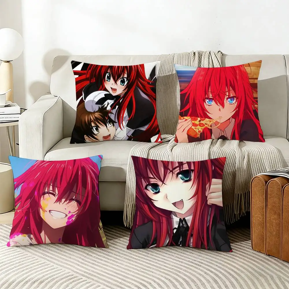 

High School DxD Rias Gremory Pillow Cover Sofa Cushion Cover Home Room Decoration Children Gift