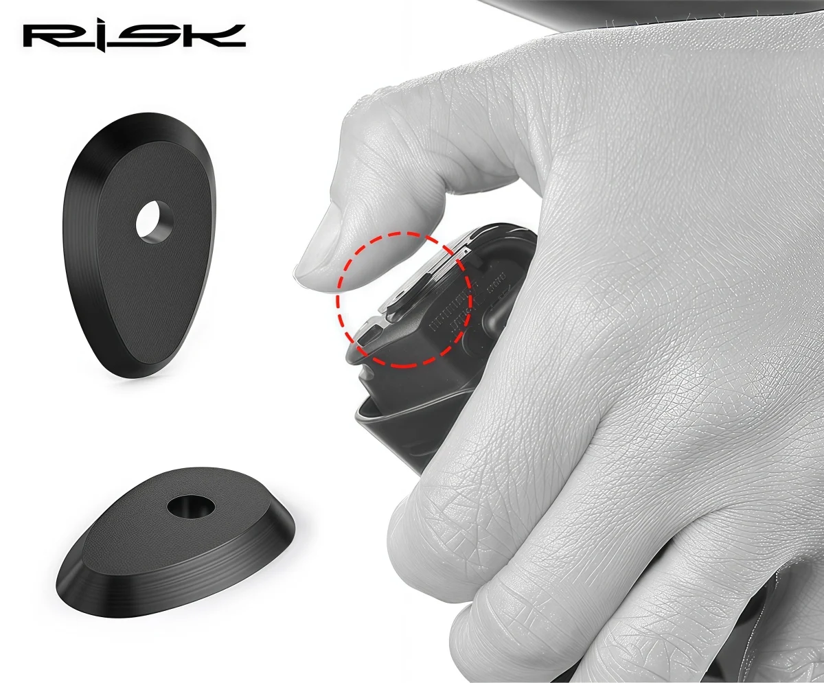 RISK RC315 Tastenpads für SHIMANO ULTEGRA R8170 / DURA-ACE R9270 Di2 elektronische Schalthebel – 4-teilige Schutzabdeckungen – Detail 5