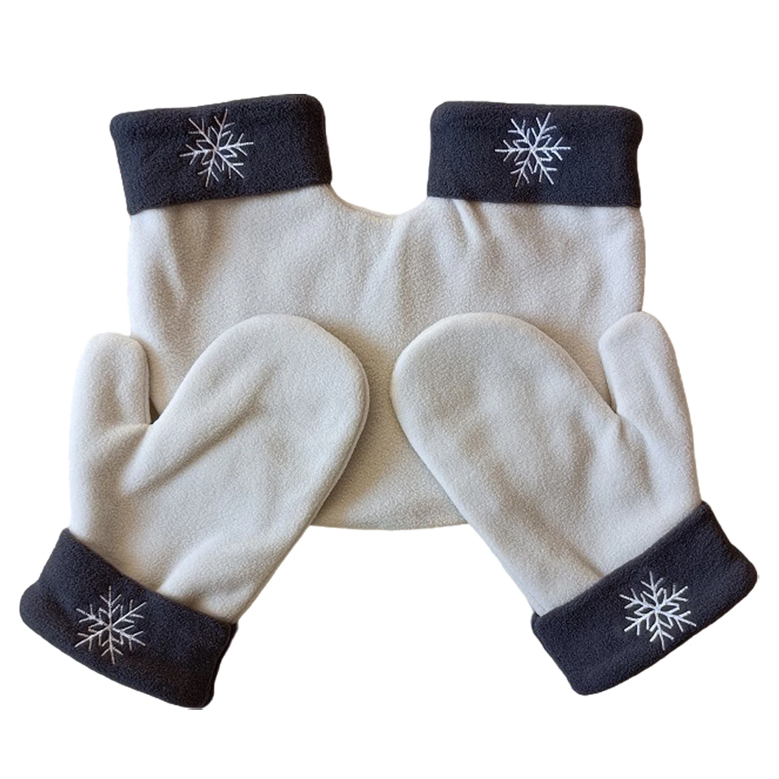 ชุดถุงมือคู่รักฤดูหนาว 3 ชิ้น/ชุด ถุงมือหนา อุ่น ยืดหยุ่น กันลม ทำจากไนลอนและโพลีเอสเตอร์ ถุงมือฤดูหนาวสุดโรแมนติกสำหรับคู่รัก